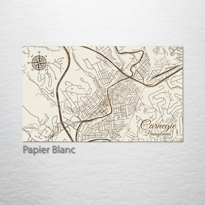 Carnegie, Pennsylvania Street Map