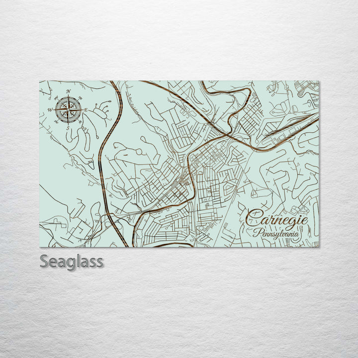 Carnegie, Pennsylvania Street Map