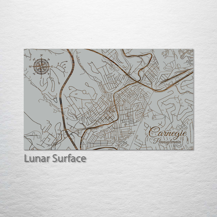 Carnegie, Pennsylvania Street Map