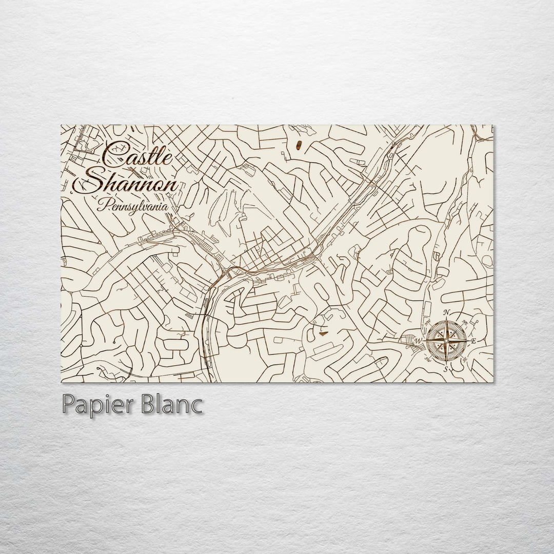 Castle Shannon, Pennsylvania Street Map