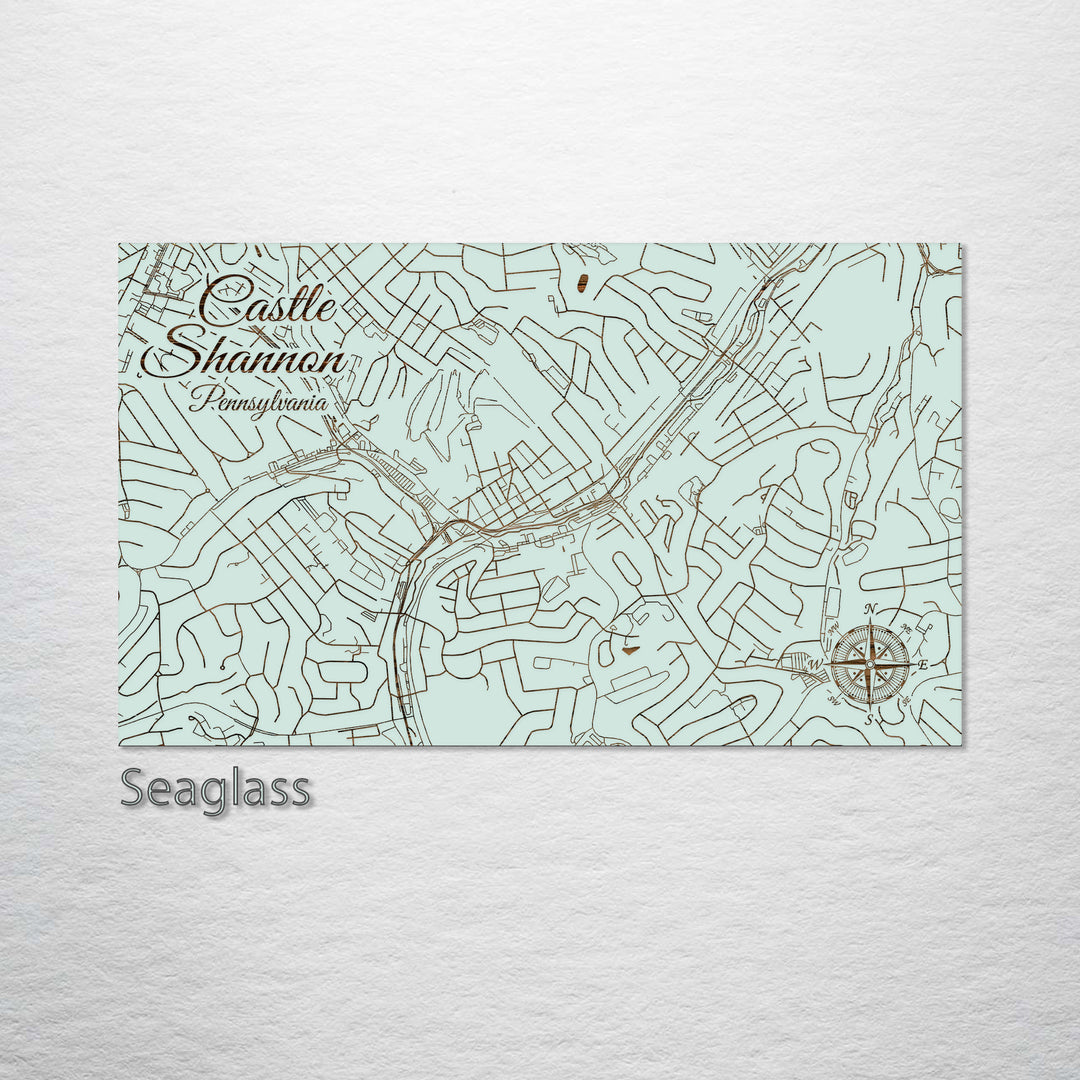 Castle Shannon, Pennsylvania Street Map