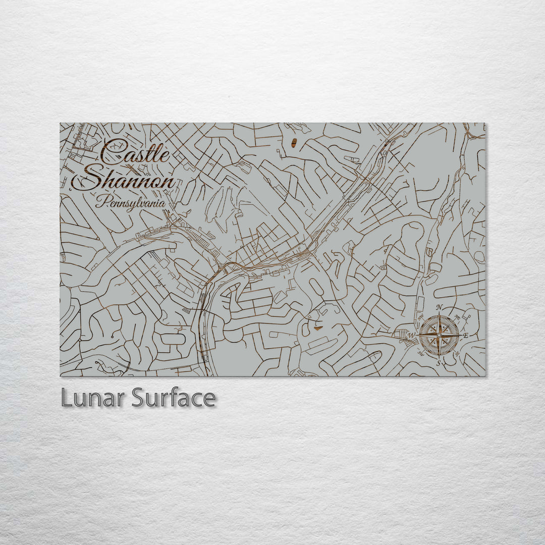 Castle Shannon, Pennsylvania Street Map