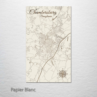 Chambersburg, Pennsylvania Street Map