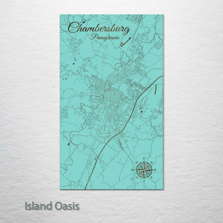 Chambersburg, Pennsylvania Street Map