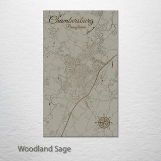 Chambersburg, Pennsylvania Street Map