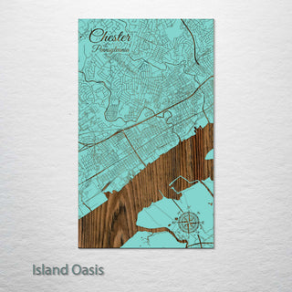 Chester, Pennsylvania Street Map