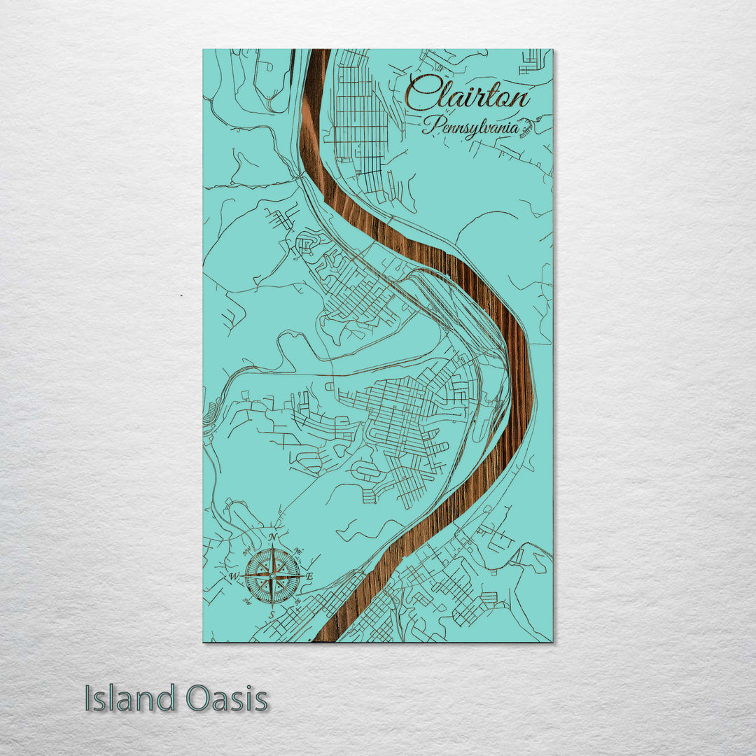 Clairton, Pennsylvania Street Map