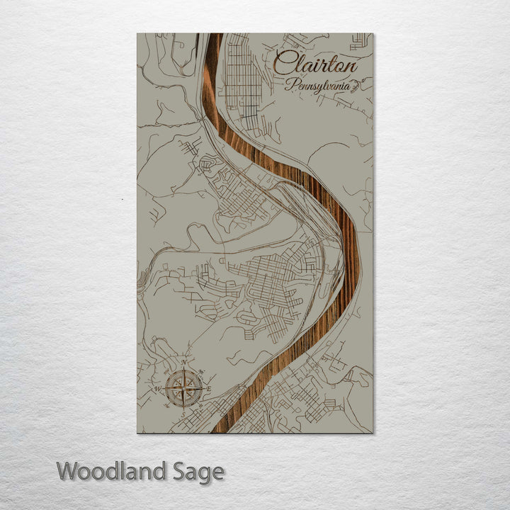 Clairton, Pennsylvania Street Map