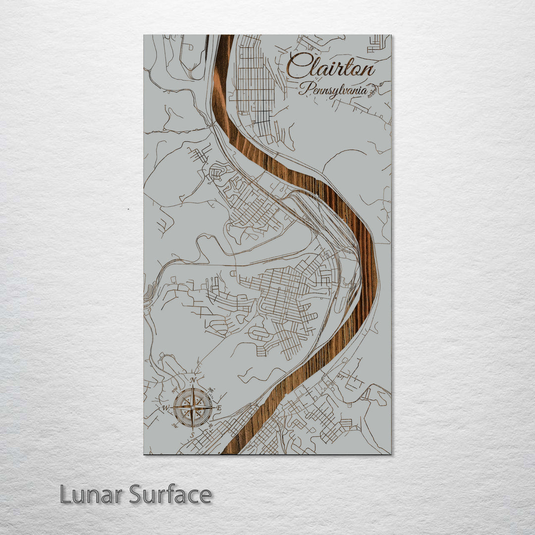 Clairton, Pennsylvania Street Map