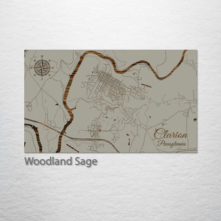 Clarion, Pennsylvania Street Map