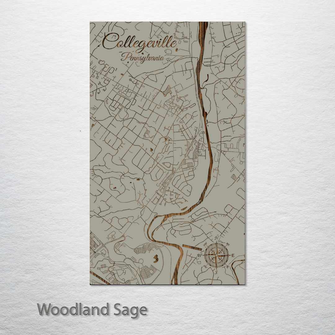 Collegeville, Pennsylvania Street Map