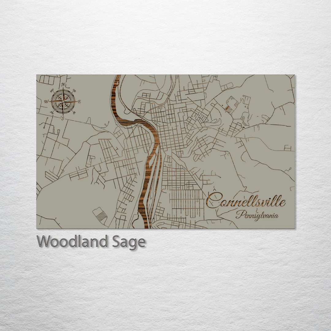 Connellsville, Pennsylvania Street Map