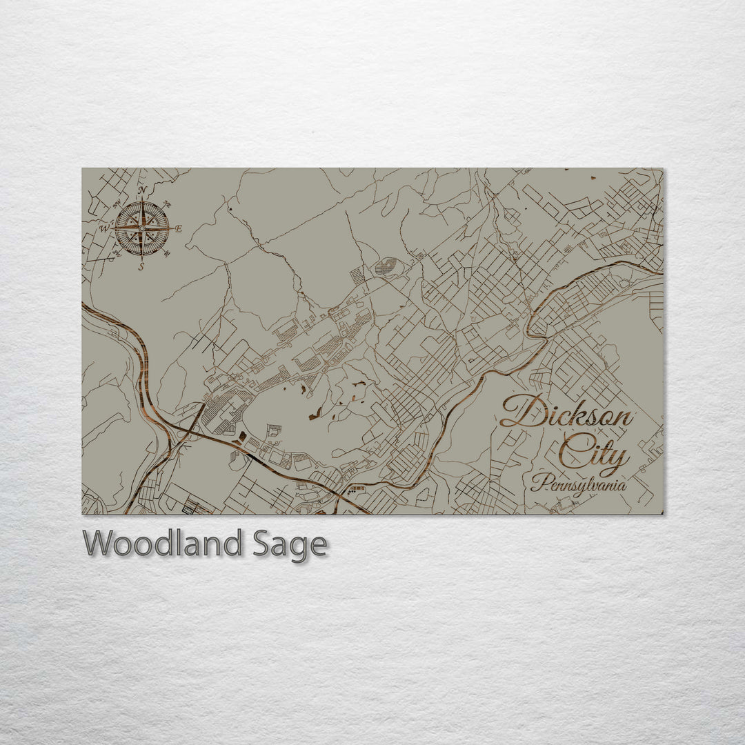 Dickson City, Pennsylvania Street Map