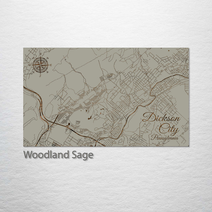 Dickson City, Pennsylvania Street Map