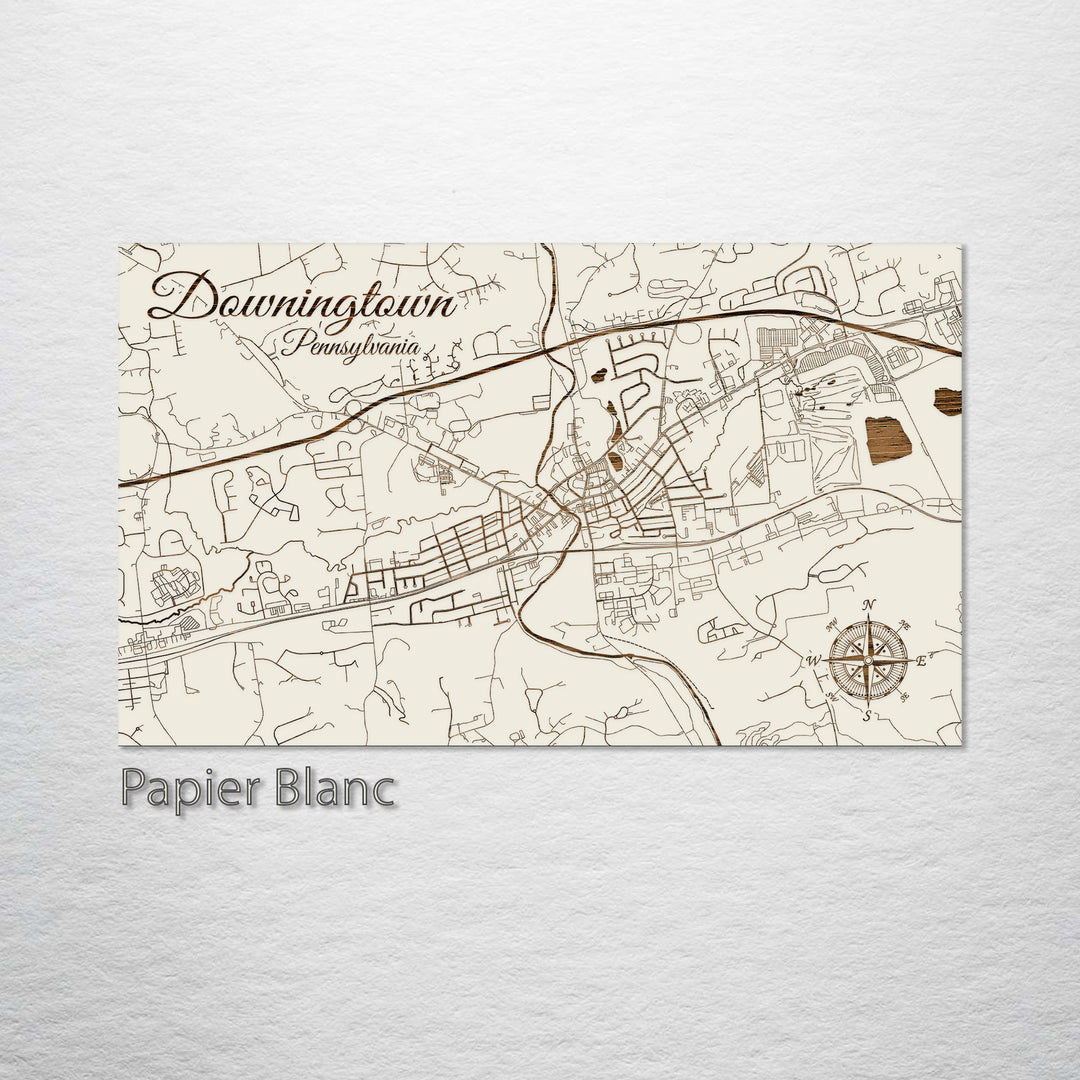 Downingtown, Pennsylvania Street Map