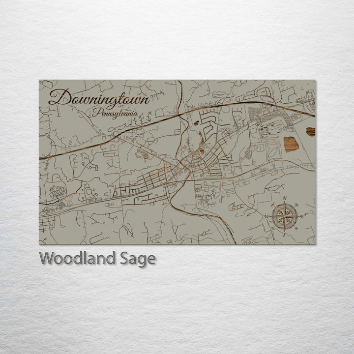 Downingtown, Pennsylvania Street Map