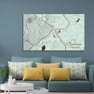 Dunmore, Pennsylvania Street Map