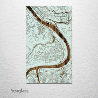 Duquesne, Pennsylvania Street Map