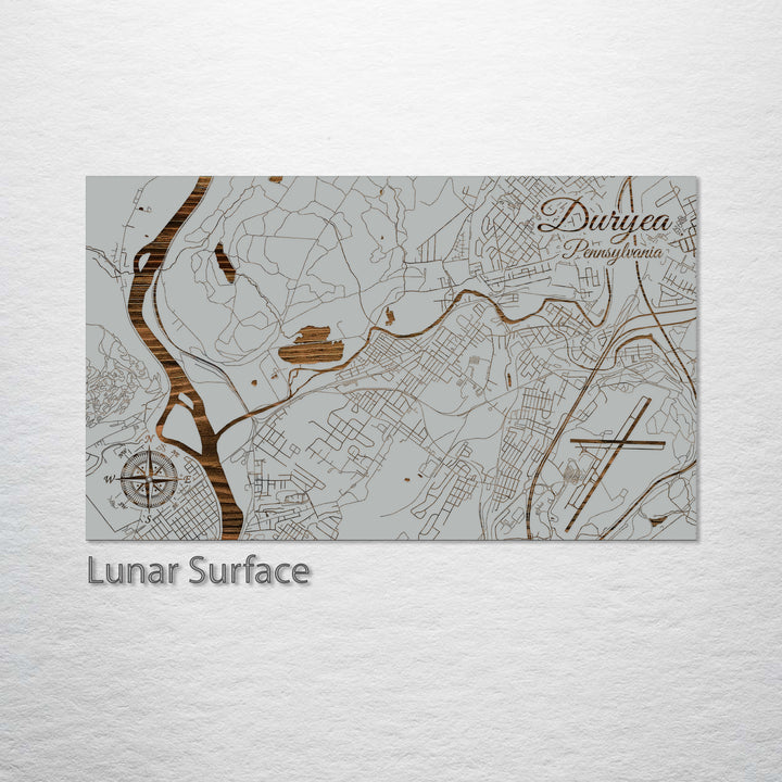 Duryea, Pennsylvania Street Map