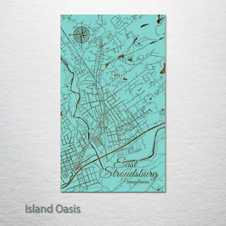 East Stroudsburg, Pennsylvania Street Map