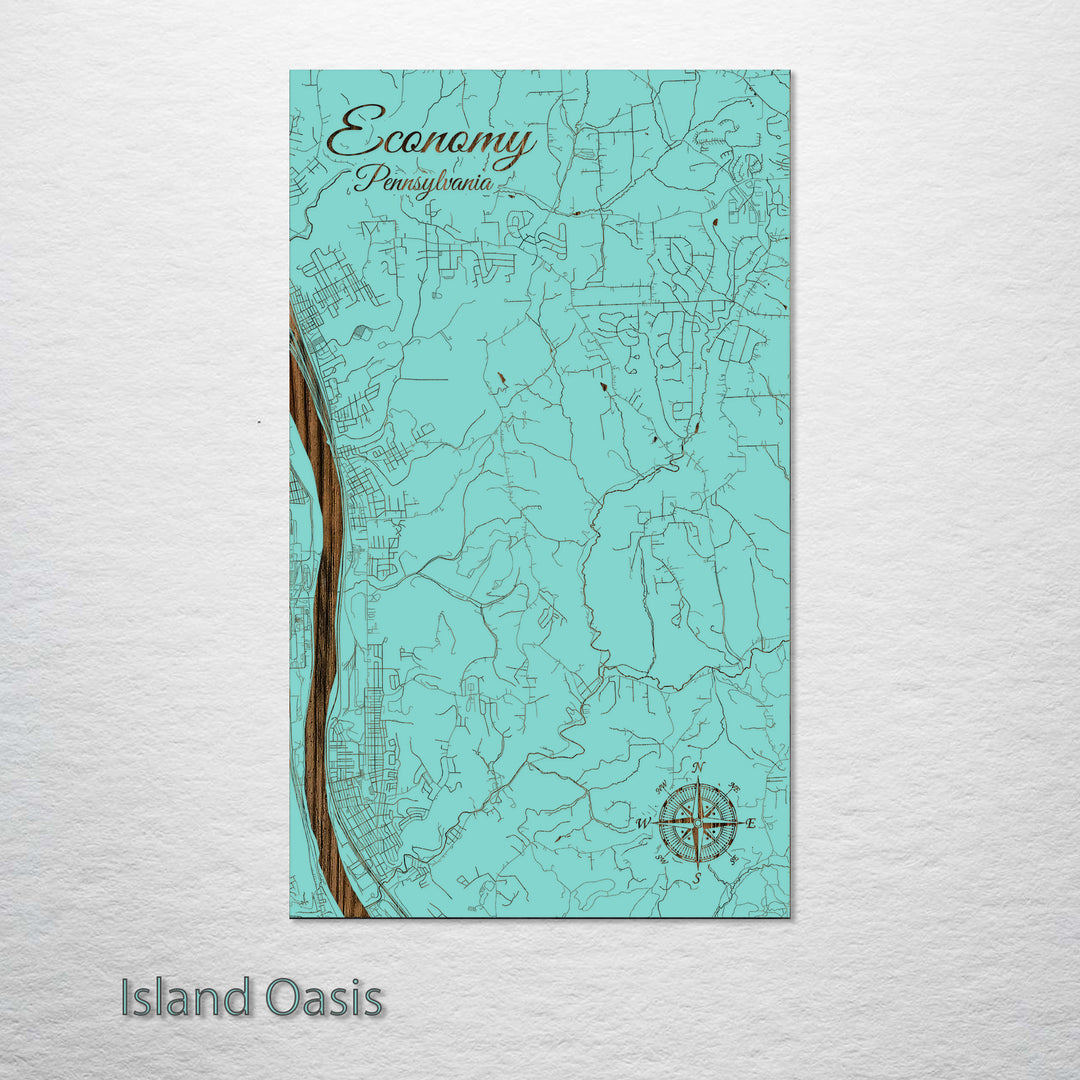 Economy, Pennsylvania Street Map