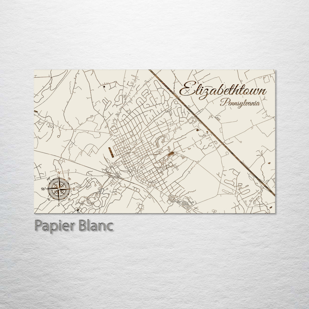 Elizabethtown, Pennsylvania Street Map