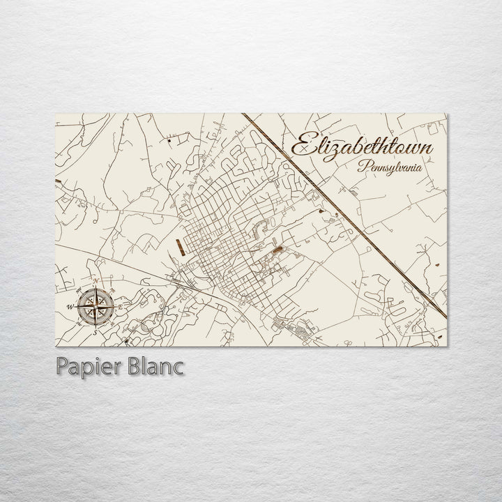 Elizabethtown, Pennsylvania Street Map