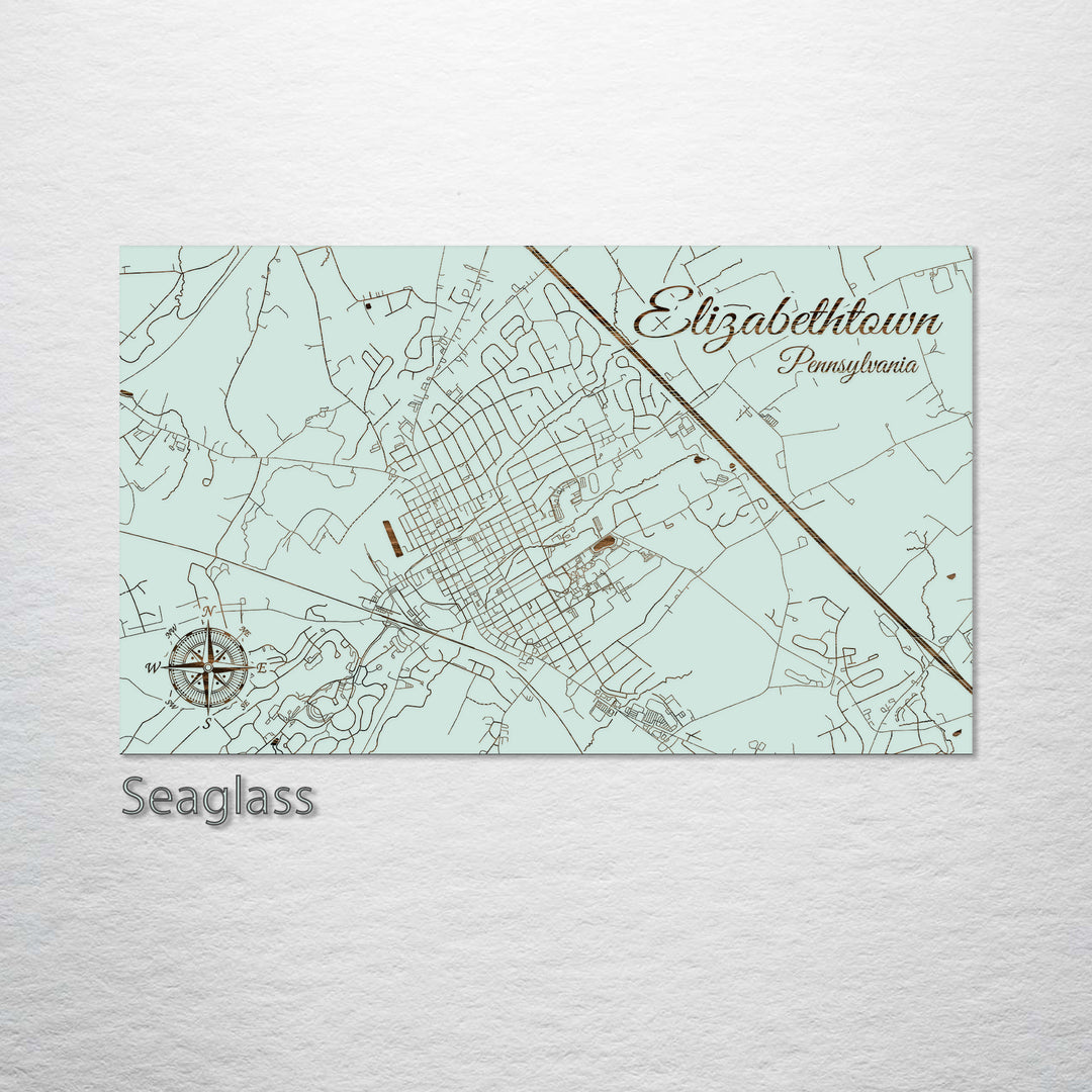 Elizabethtown, Pennsylvania Street Map