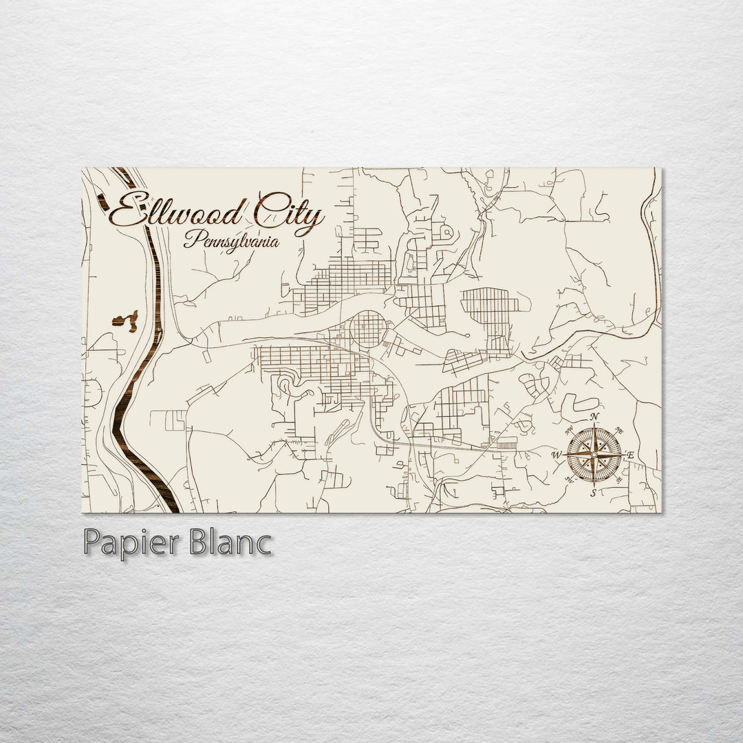 Ellwood City, Pennsylvania Street Map