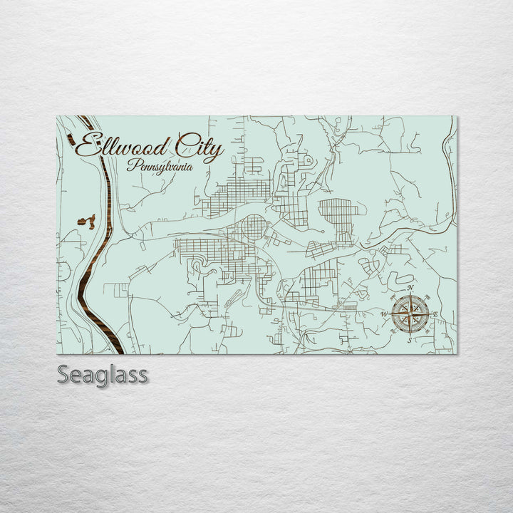 Ellwood City, Pennsylvania Street Map