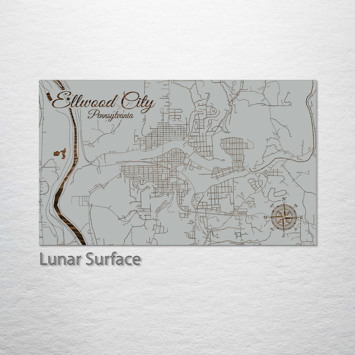 Ellwood City, Pennsylvania Street Map