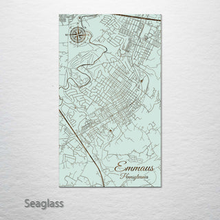 Emmaus, Pennsylvania Street Map