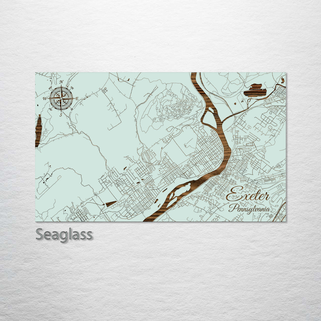 Exeter, Pennsylvania Street Map