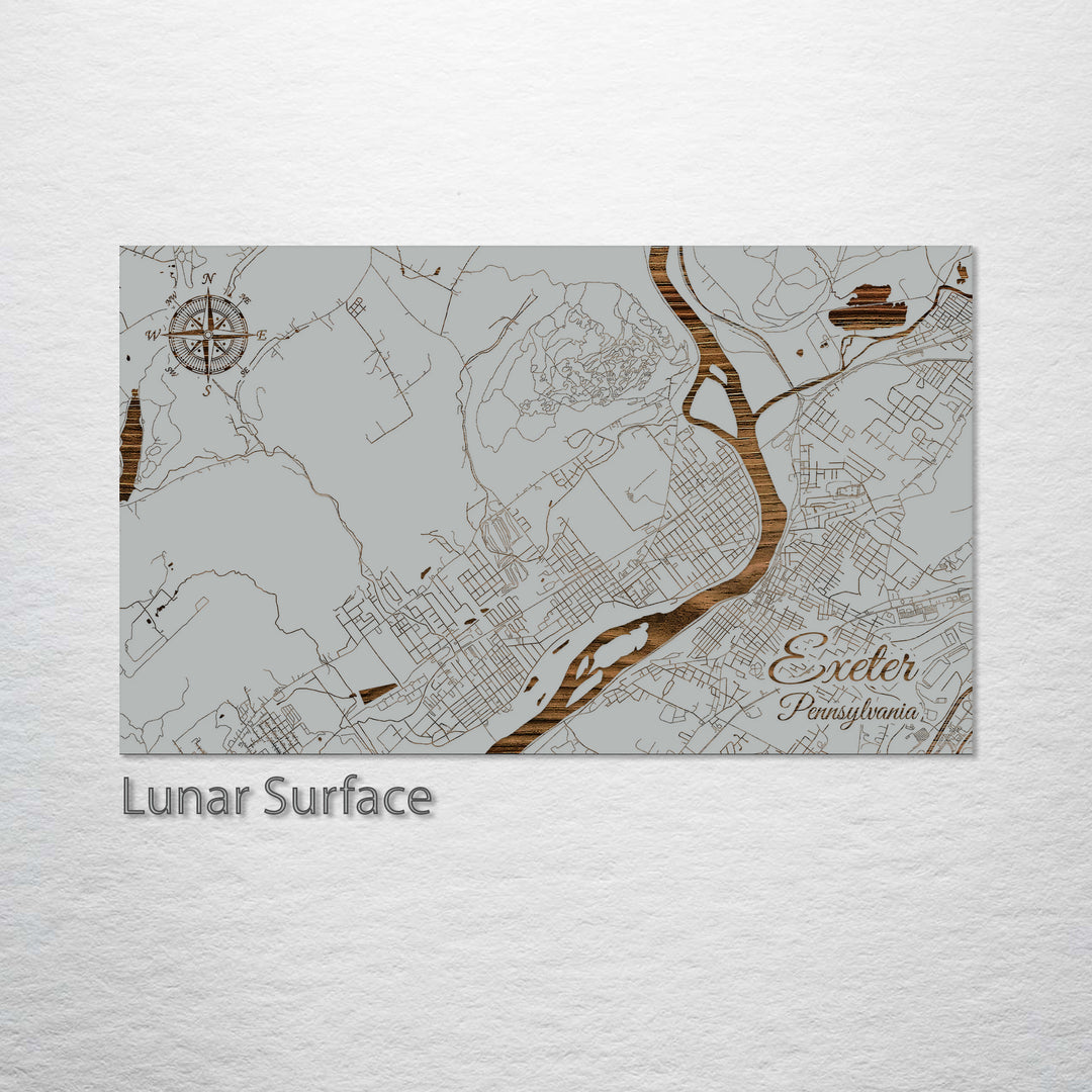 Exeter, Pennsylvania Street Map