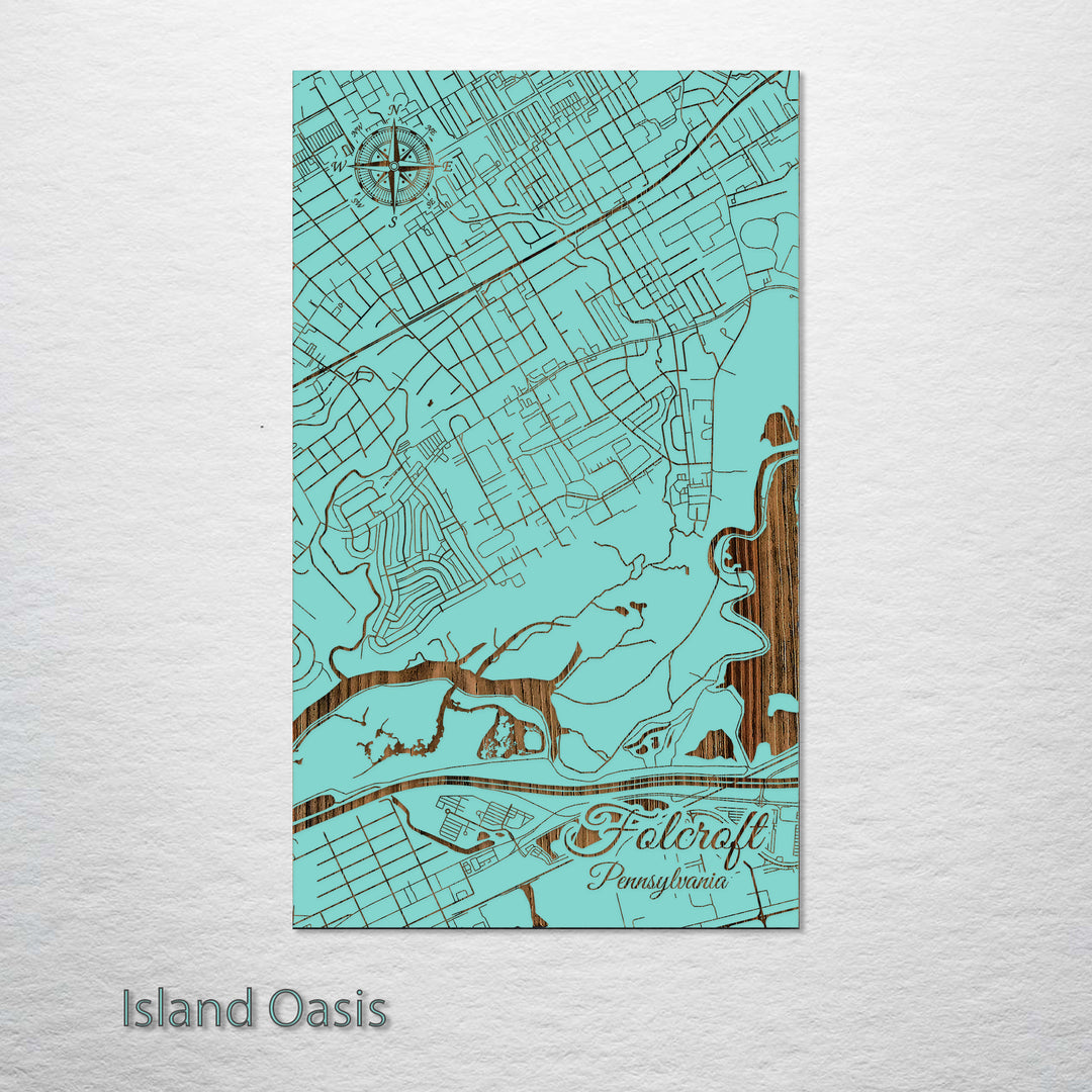 Folcroft, Pennsylvania Street Map