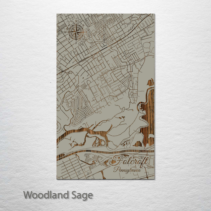 Folcroft, Pennsylvania Street Map