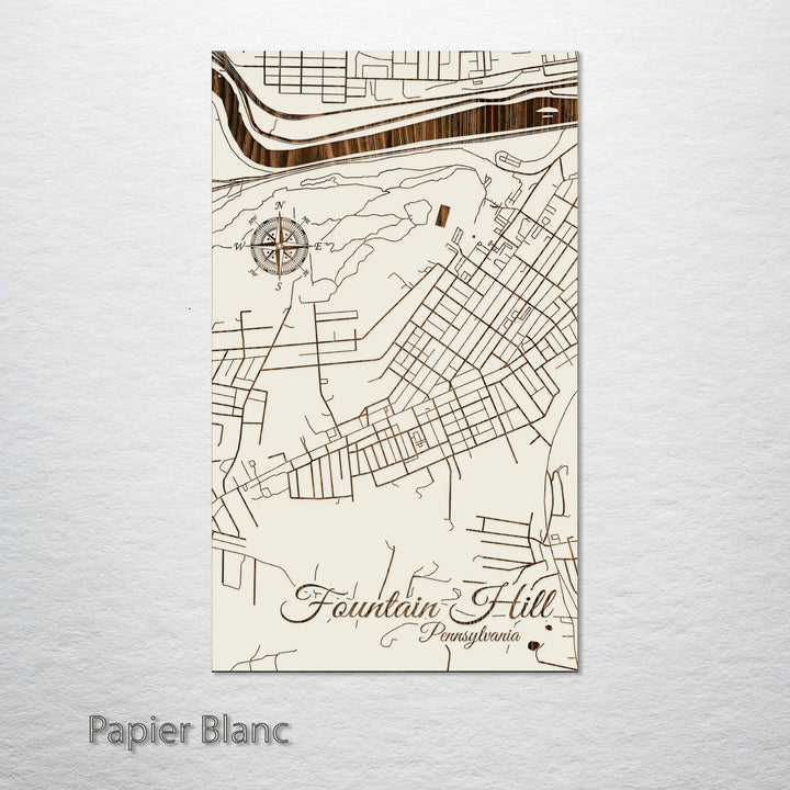 Fountain Hill, Pennsylvania Street Map