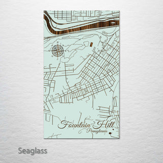 Fountain Hill, Pennsylvania Street Map