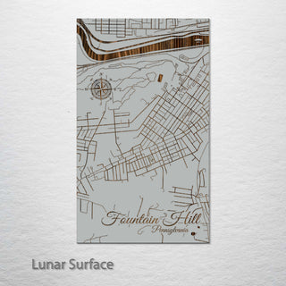 Fountain Hill, Pennsylvania Street Map