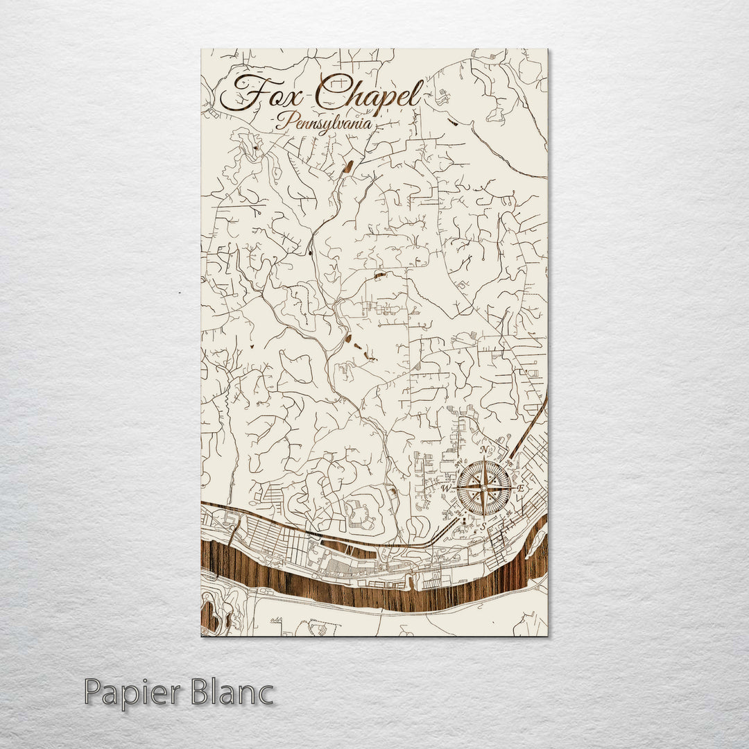 Fox Chapel, Pennsylvania Street Map