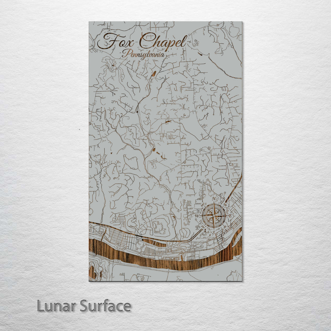 Fox Chapel, Pennsylvania Street Map