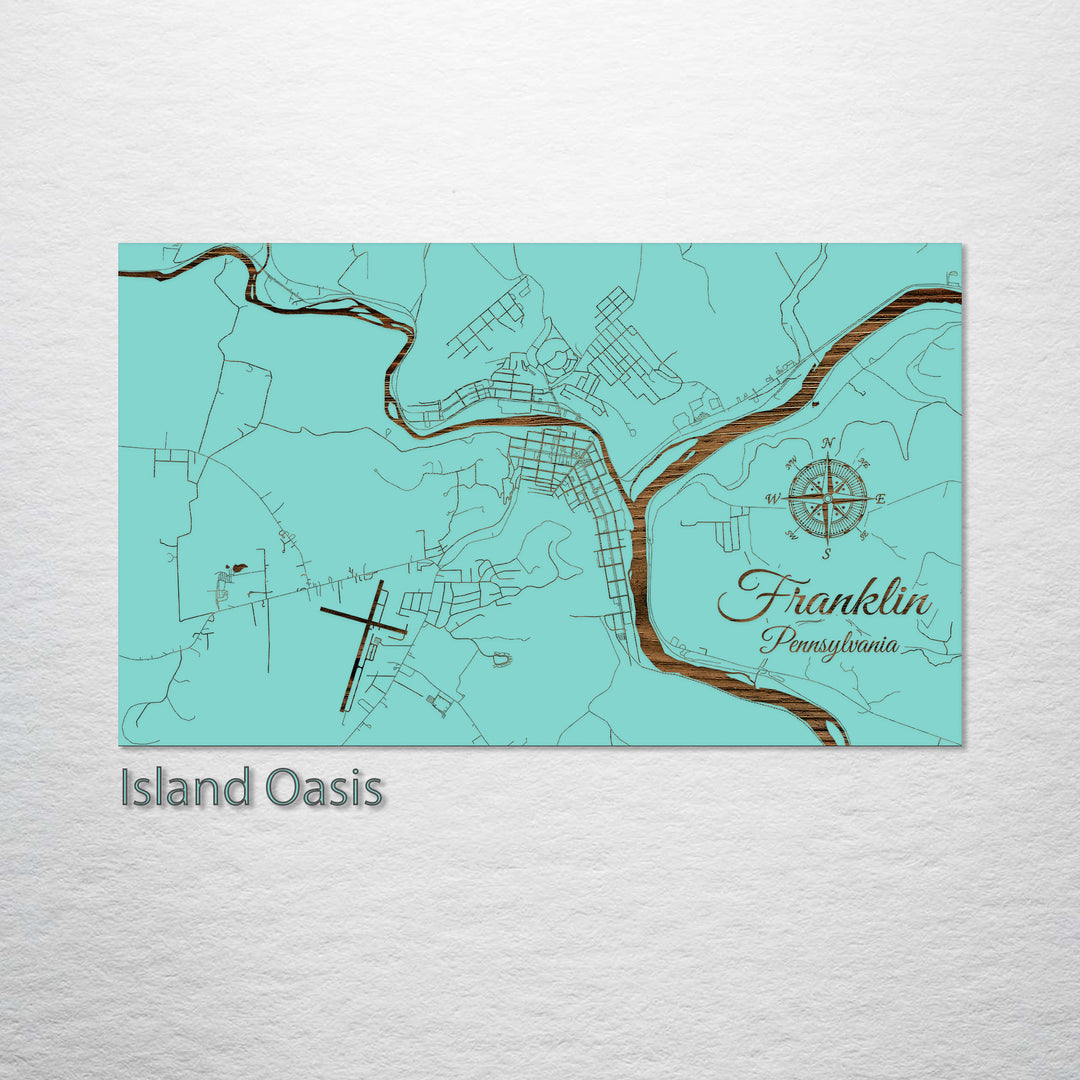 Franklin Park, Pennsylvania Street Map