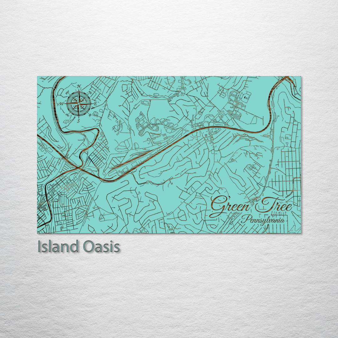 Green Tree, Pennsylvania Street Map