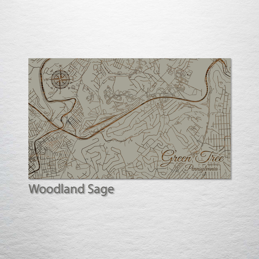 Green Tree, Pennsylvania Street Map