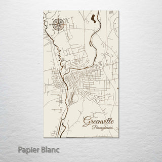 Greenville, Pennsylvania Street Map