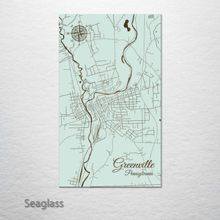 Greenville, Pennsylvania Street Map