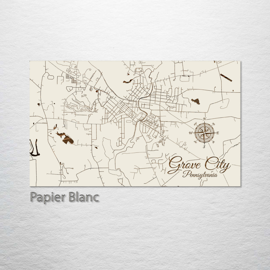 Grove City, Pennsylvania Street Map