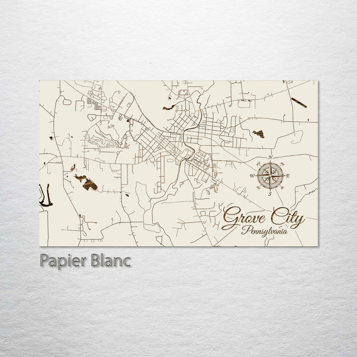 Grove City, Pennsylvania Street Map