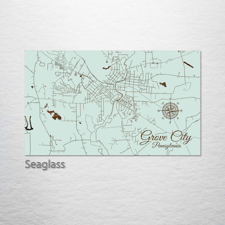 Grove City, Pennsylvania Street Map