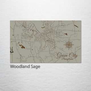 Grove City, Pennsylvania Street Map